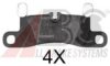 A.B.S. 37850 Brake Pad Set, disc brake